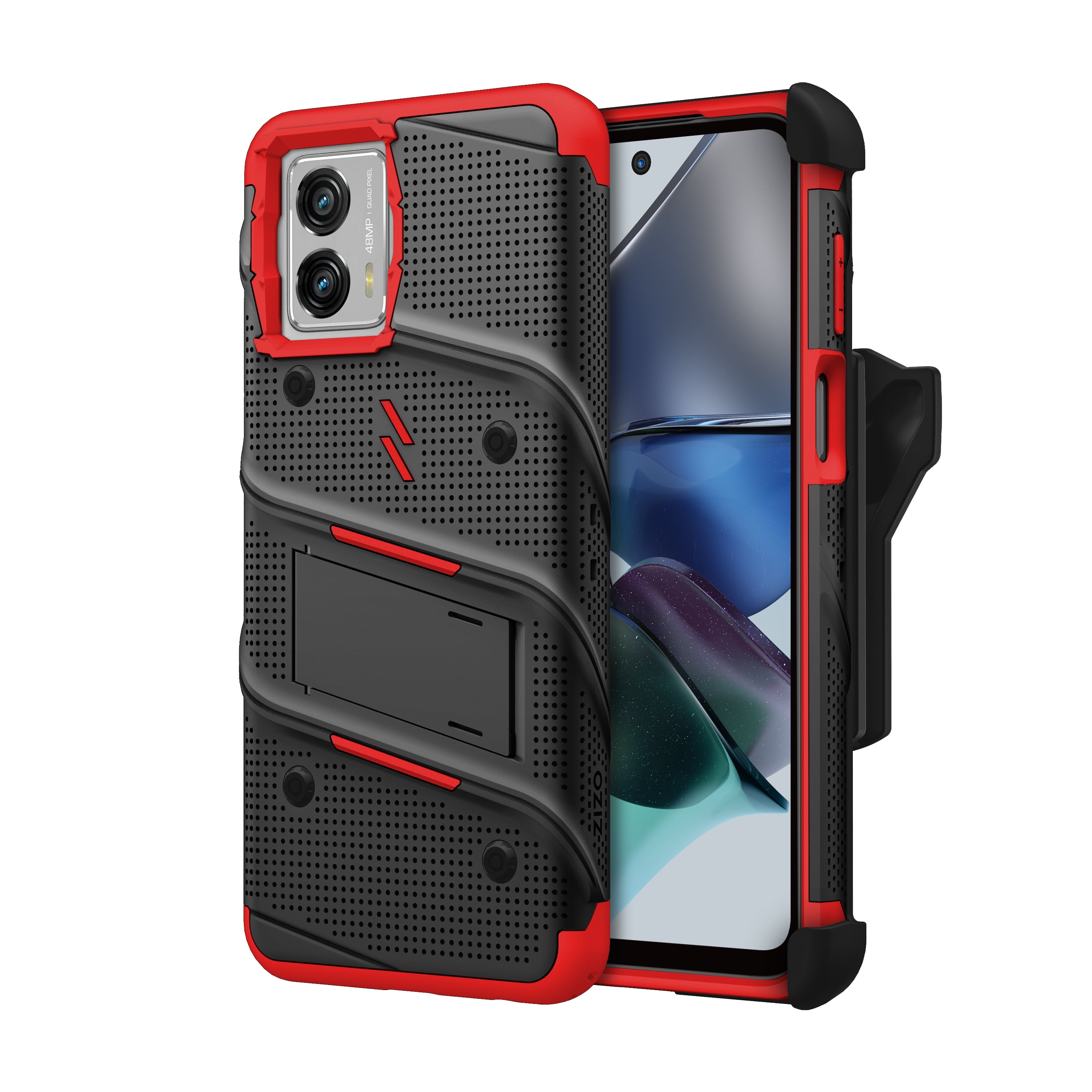 ZIZO BOLT Bundle moto g 5G 2023 Case Red ZIZO Wireless