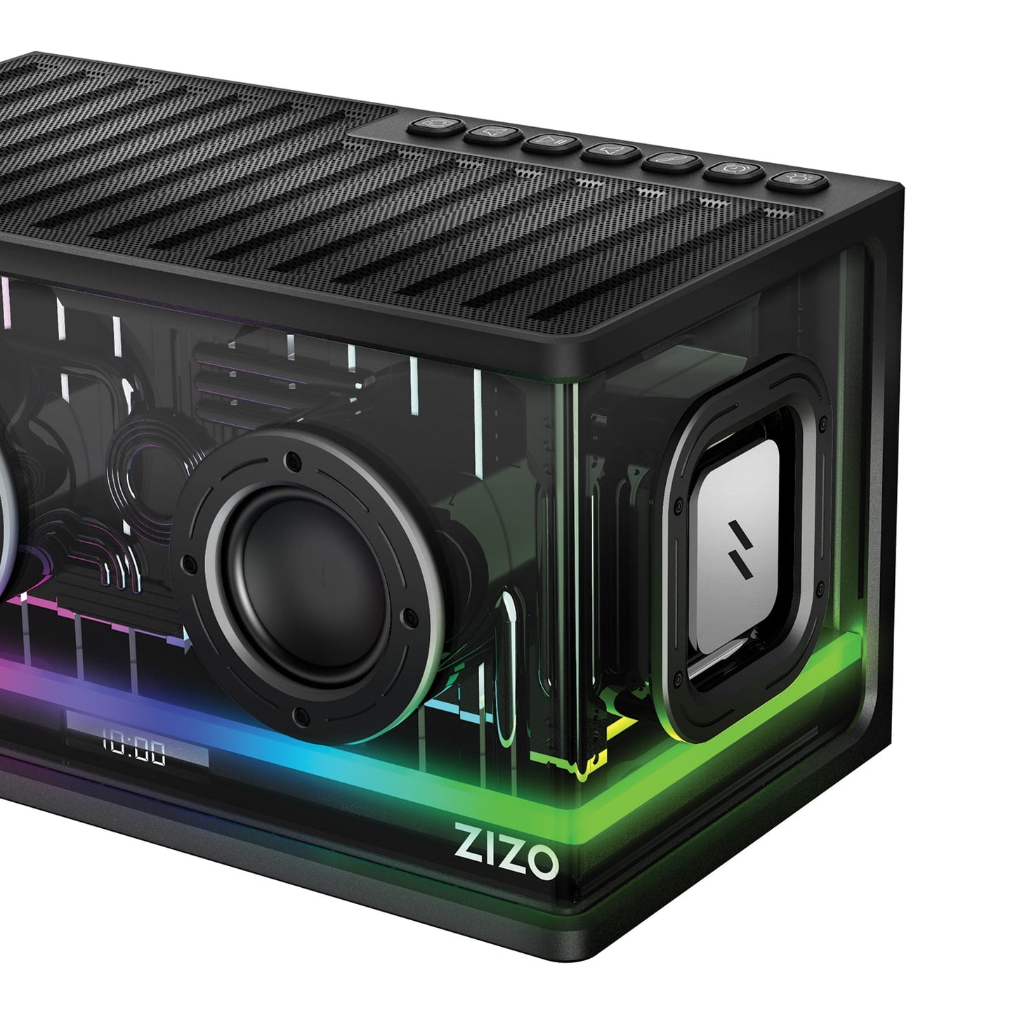 ZIZO Retro Crystal LED Wireless Speaker - Black