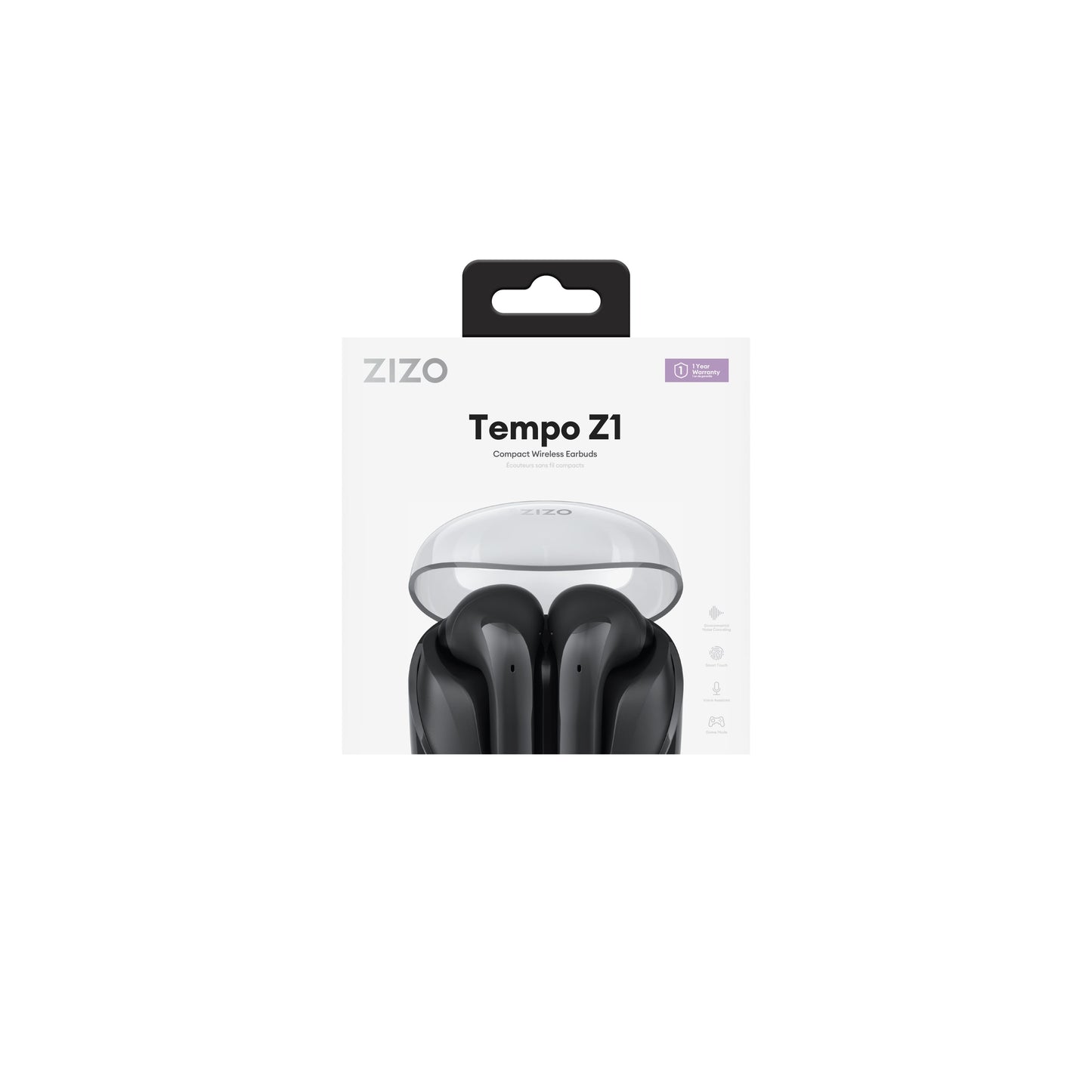 ZIZO Tempo Z1 Wireless Earbuds - Black