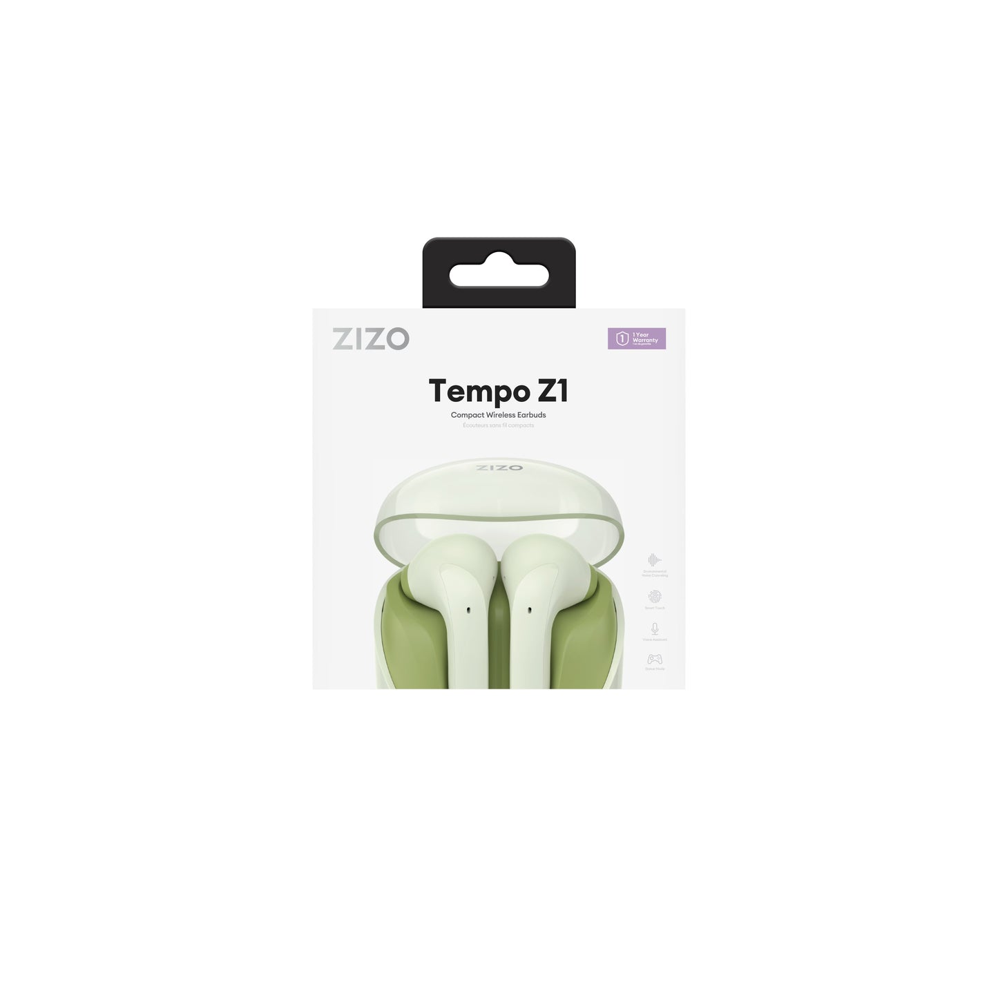 ZIZO Tempo Z1 Wireless Earbuds - Mint