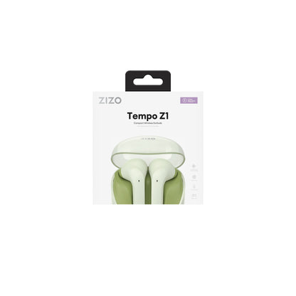 ZIZO Tempo Z1 Wireless Earbuds - Mint