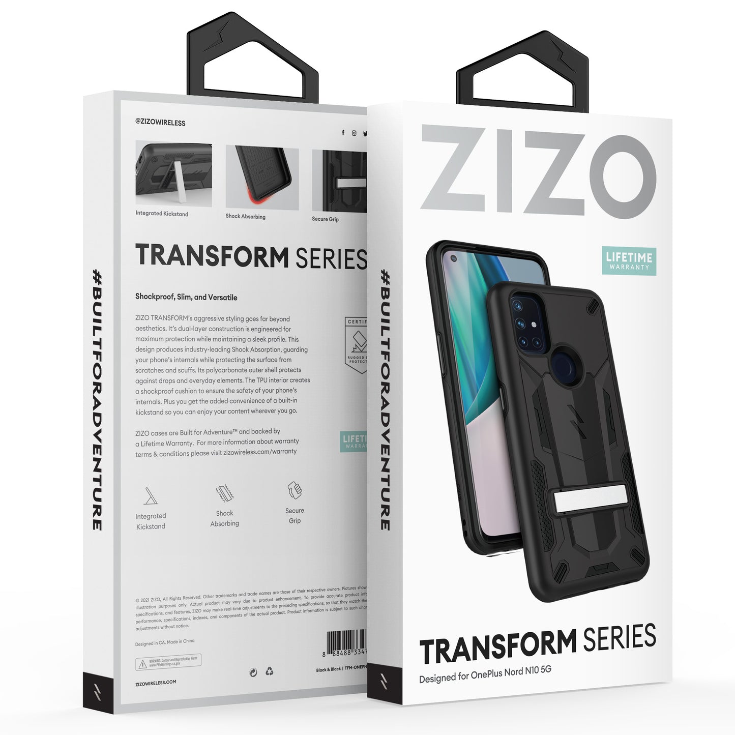 ZIZO TRANSFORM Series OnePlus Nord N10 5G Case