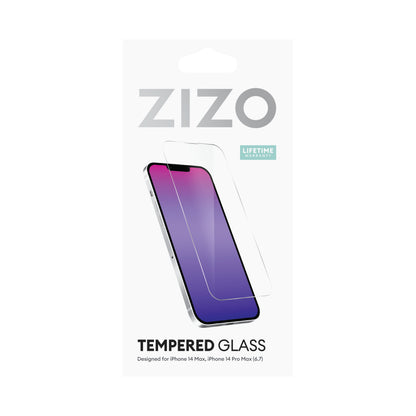 ZIZO TEMPERED GLASS Screen Protector for iPhone 14 Plus / Pro Max (6.7)