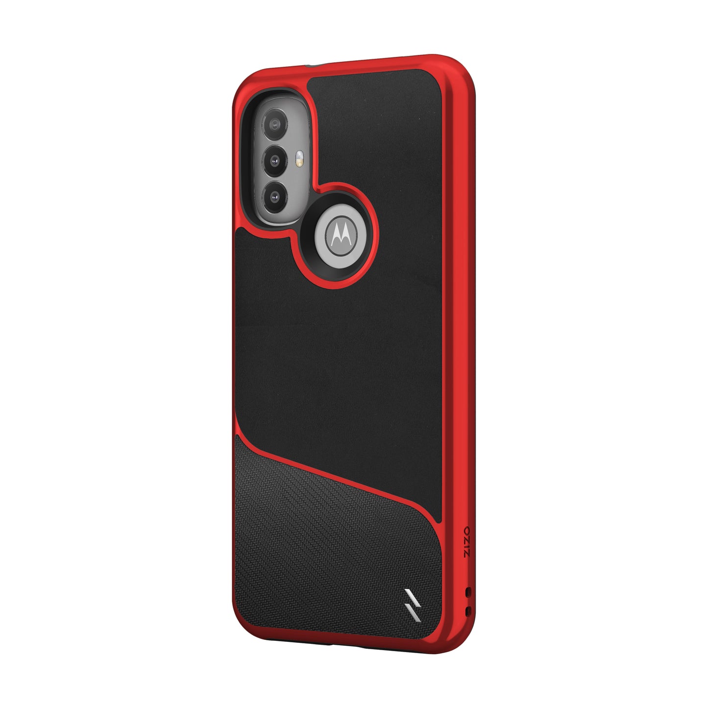 ZIZO DIVISION Series Moto G Power 2022 Case - Black & Red