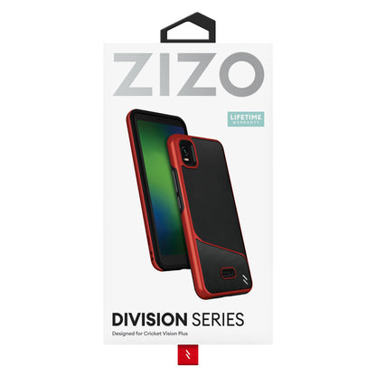ZIZO DIVISION Series Cricket Vision Plus Case - Black & Red