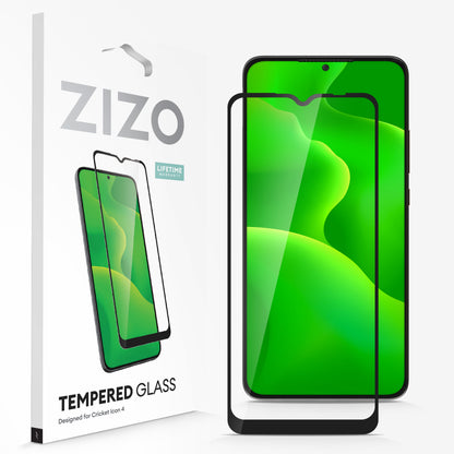ZIZO TEMPERED GLASS Screen Protector for Cricket Icon 4