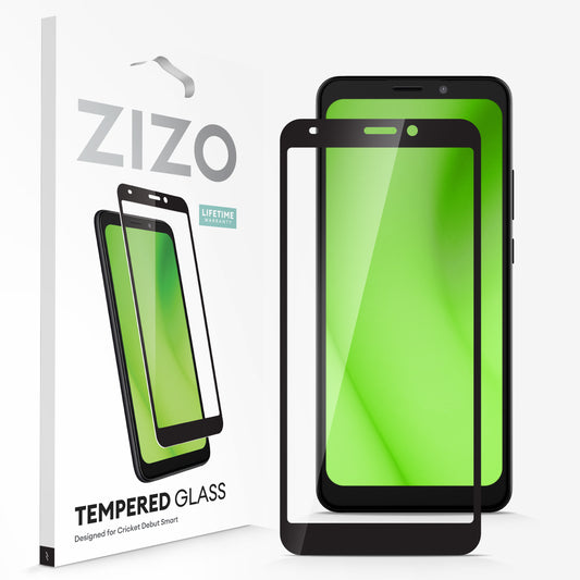 ZIZO TEMPERED GLASS Screen Protector for Cricket Debut Smart
