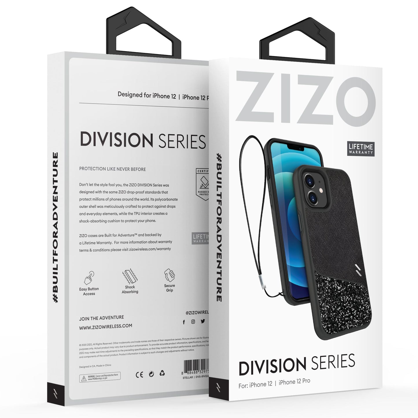 ZIZO DIVISION Series iPhone 12 / iPhone 12 Pro Case - Stellar