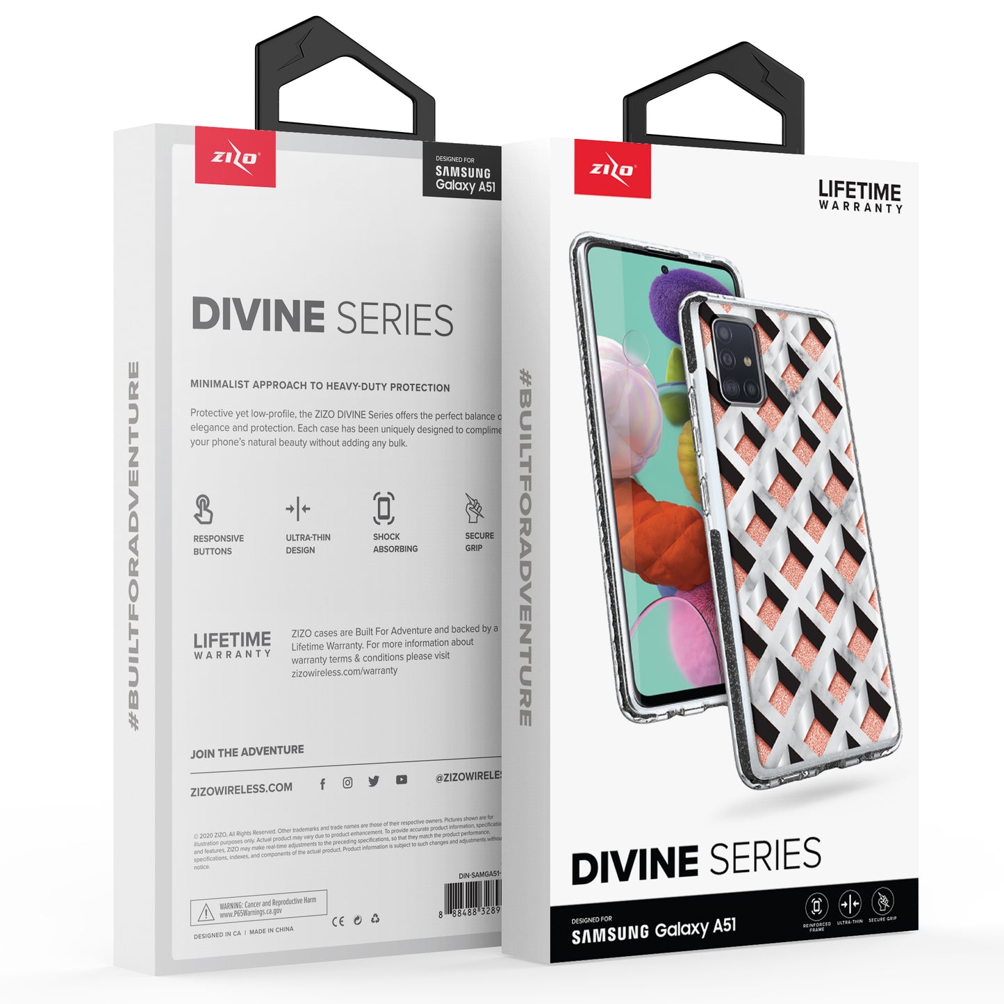 ZIZO DIVINE Series Galaxy A51 5G Case - Geo