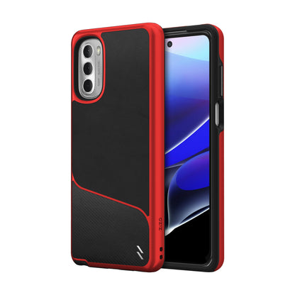 ZIZO DIVISION Series moto g STYLUS 5G (2022) Case - Black & Red