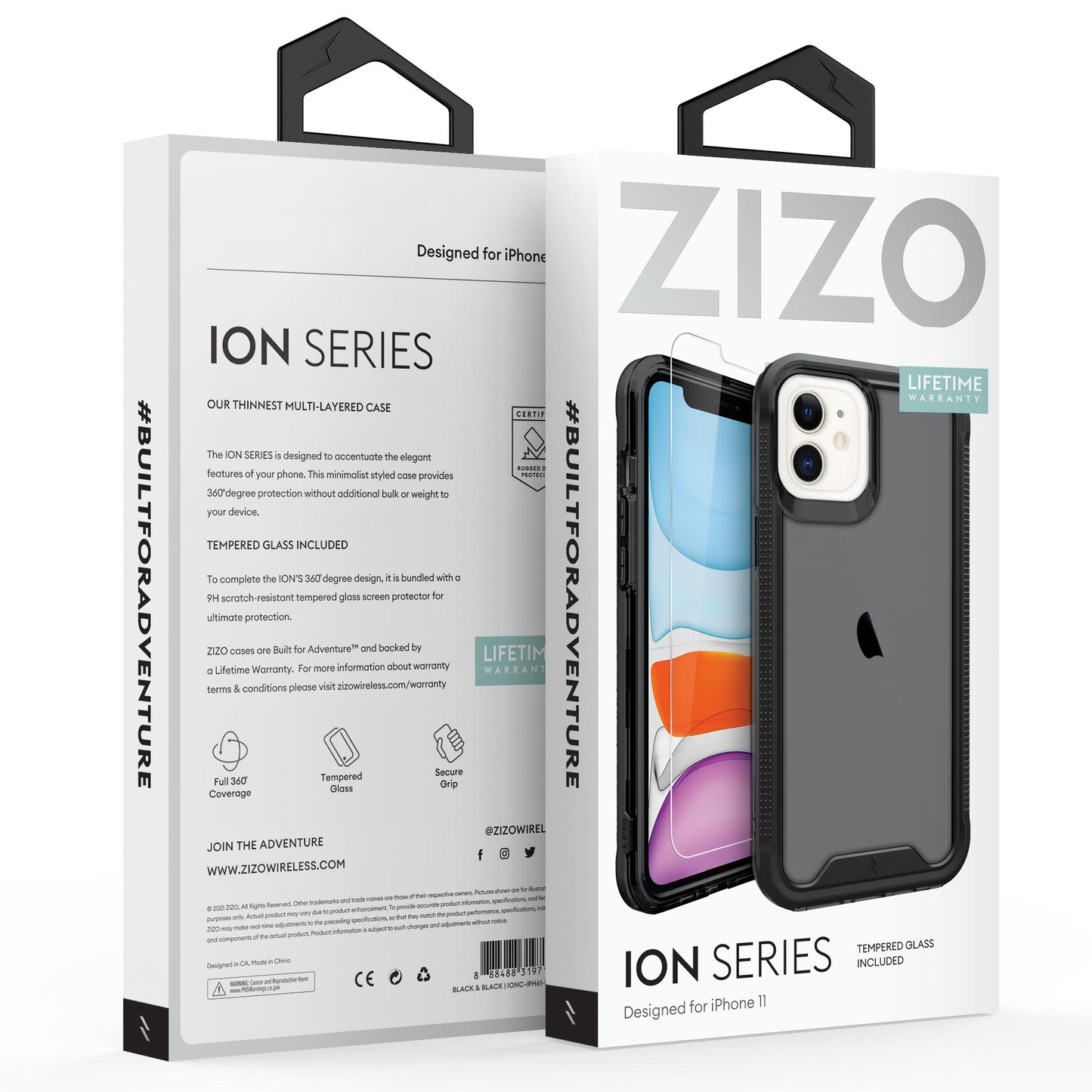 ZIZO ION Series iPhone 11 Case - Black