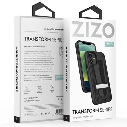 ZIZO TRANSFORM Series iPhone 12 Mini Case - Black