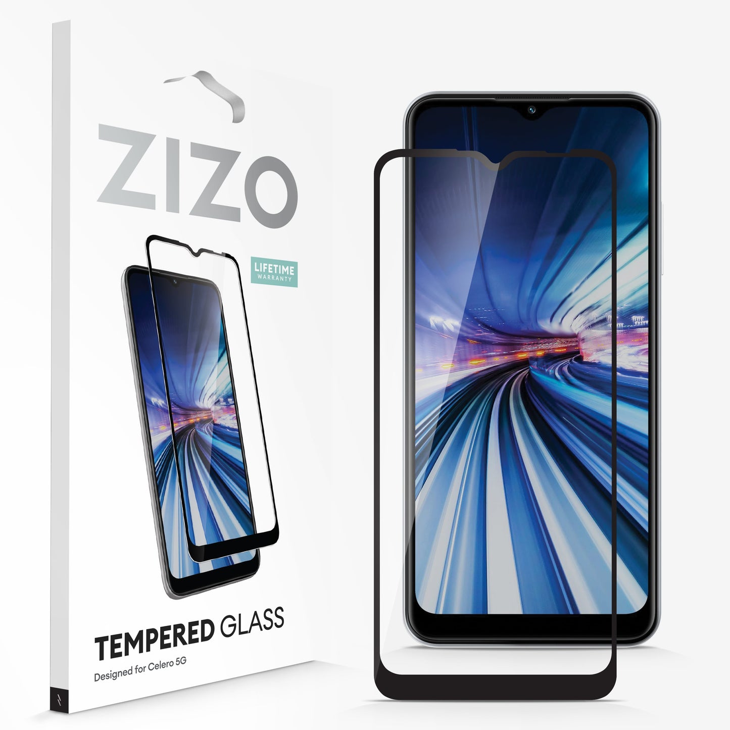 ZIZO TEMPERED GLASS Screen Protector for Celero 5G