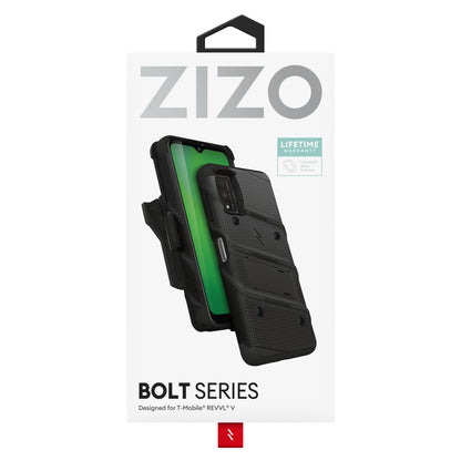 ZIZO BOLT Bundle T-Mobile REVVL V Case