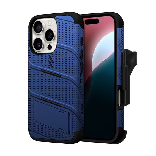 ZIZO BOLT Bundle iPhone 16 Pro Case - Blue