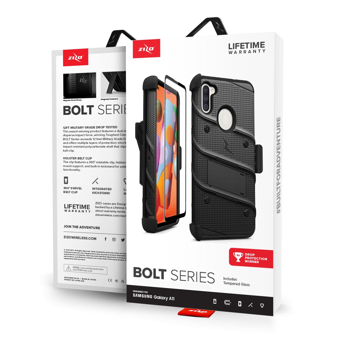 ZIZO BOLT Series Samsung Galaxy A11 Case