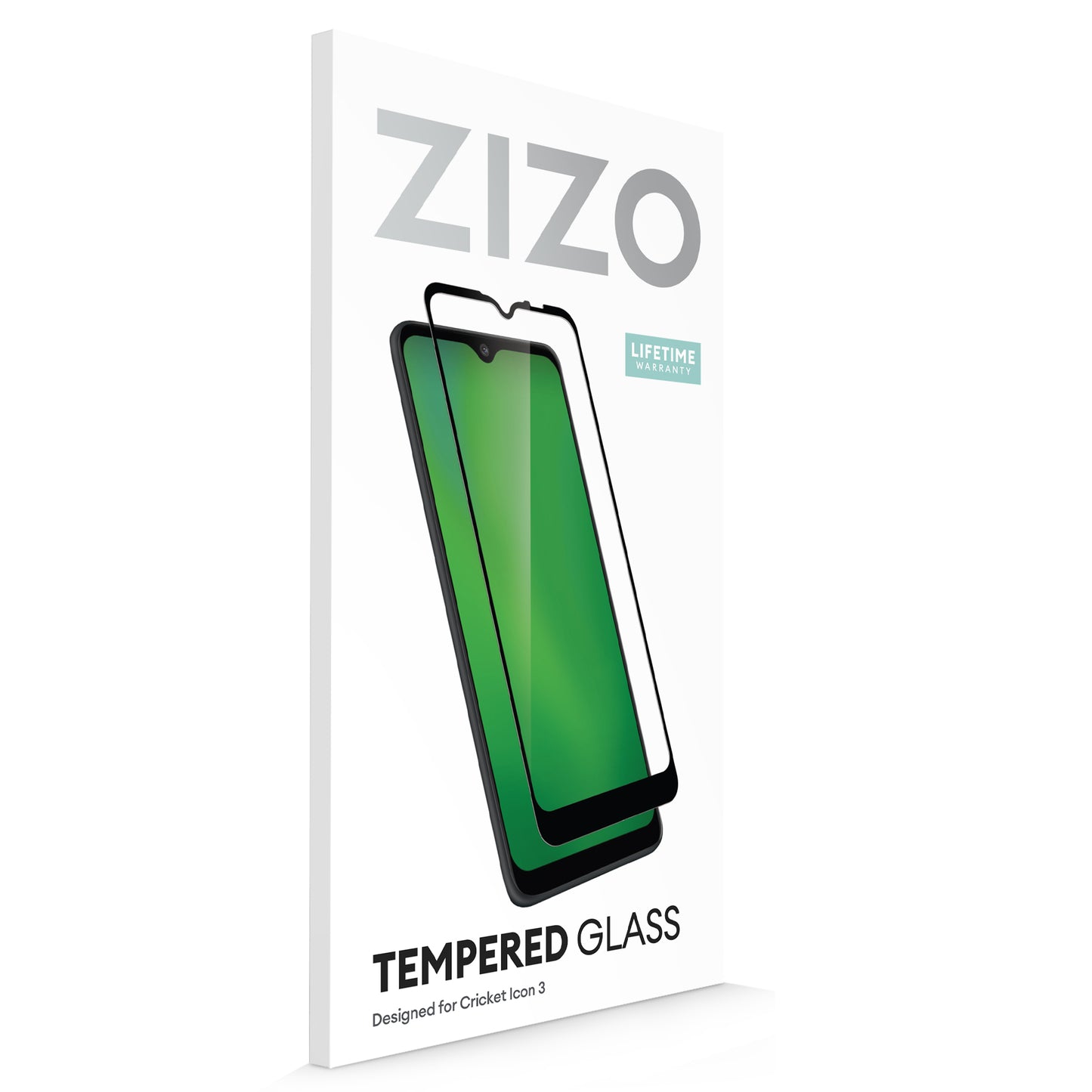 ZIZO TEMPERED GLASS Screen Protector for Cricket Icon 3