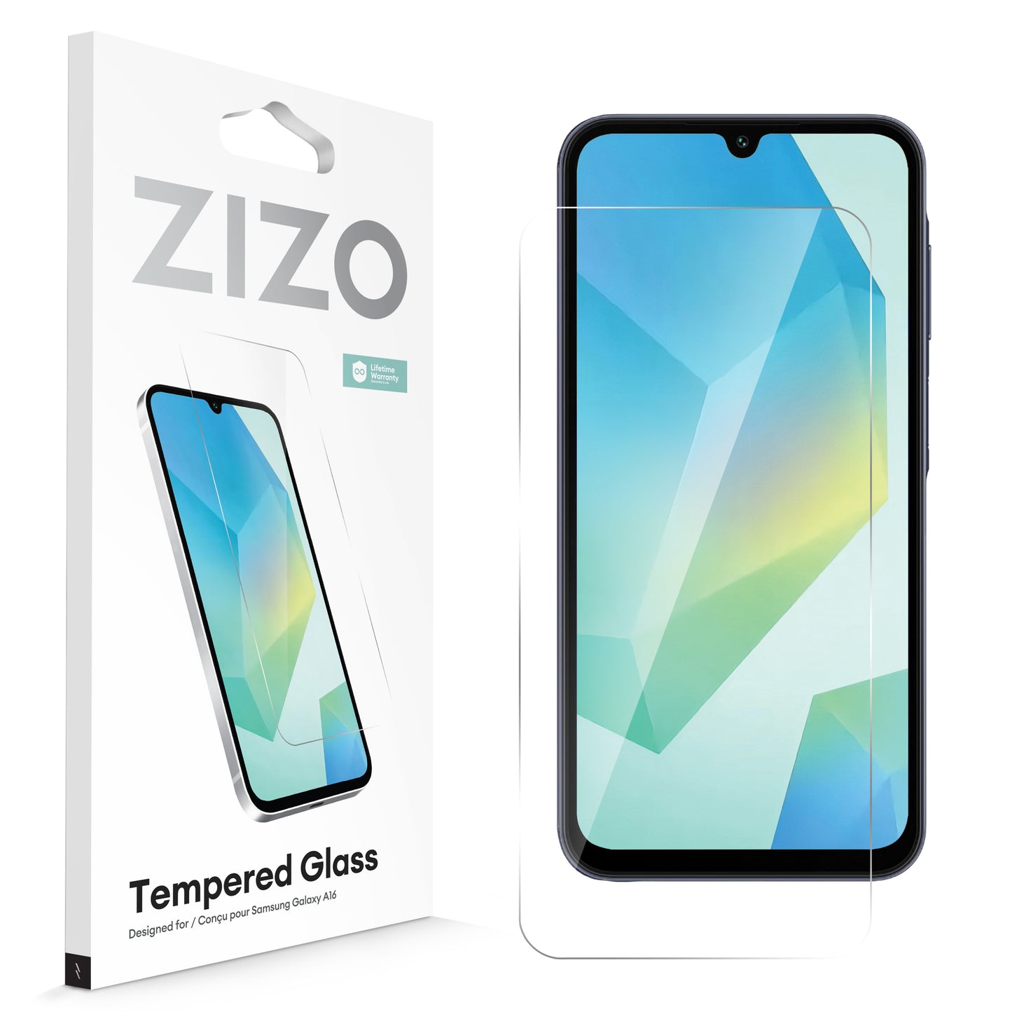 ZIZO TEMPERED GLASS Screen Protector for Galaxy A16 5G - Clear