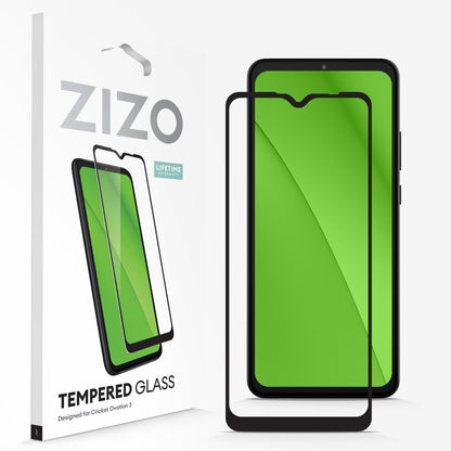 ZIZO TEMPERED GLASS Screen Protector for Cricket Ovation 3