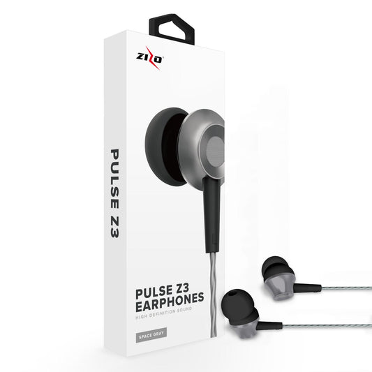 ZizoAmp Pulse Z3 In Ear Headphones with Dynamic Amp Sound Earphones Earbuds