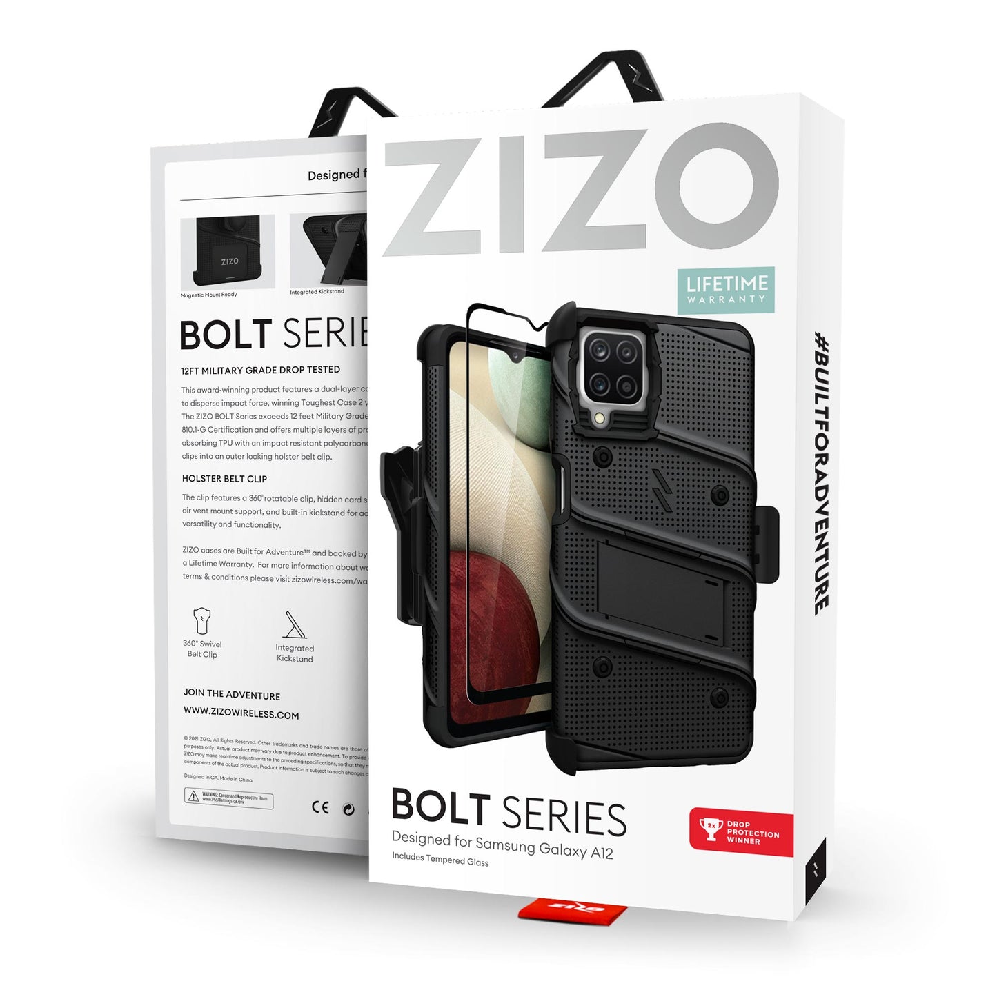 ZIZO BOLT Series Galaxy A12 Case