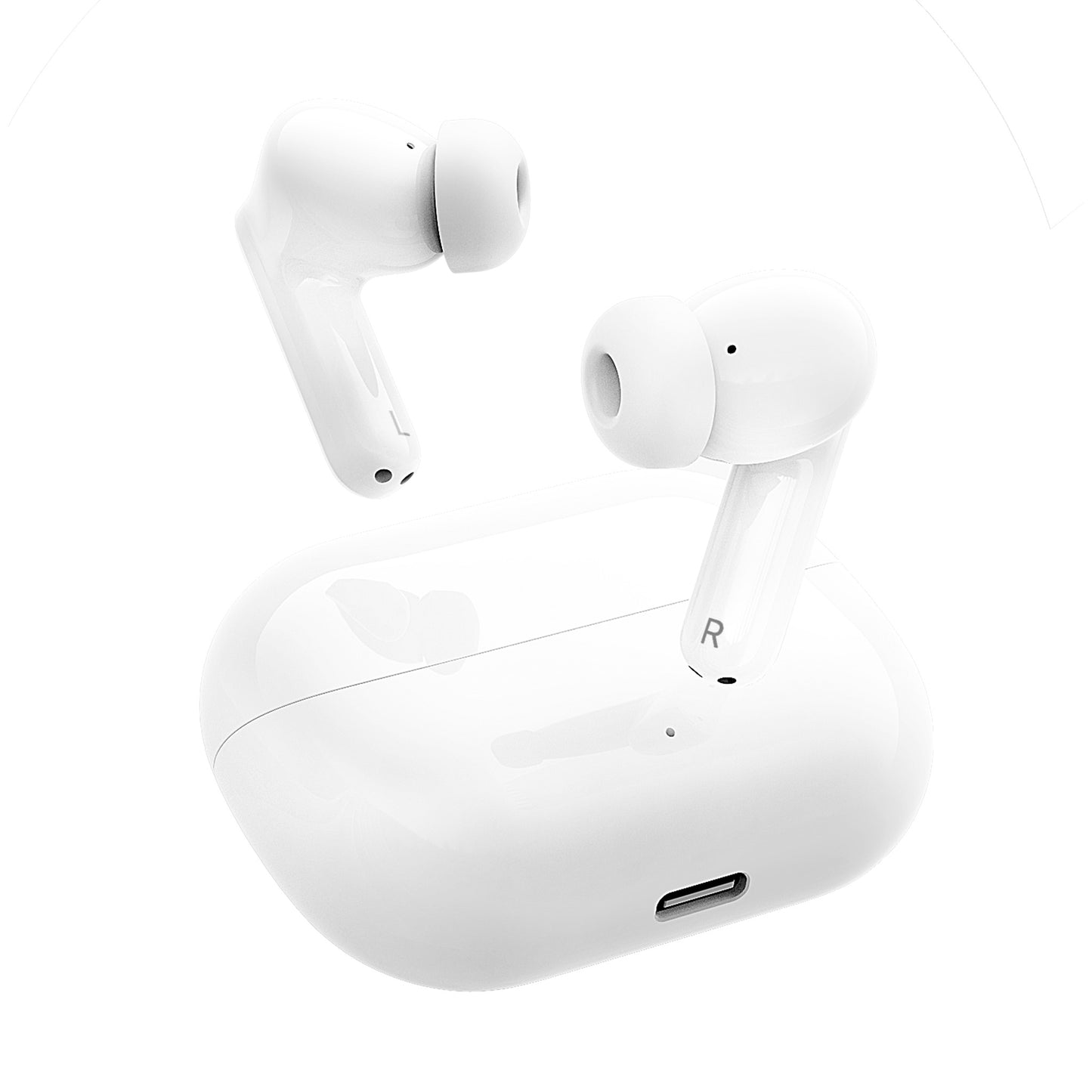 ZIZO Encore Z2 Active Noise Cancelling Earbuds - White