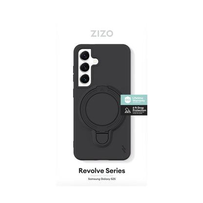 ZIZO REVOLVE Series Galaxy S25 Case - Magnetic Black