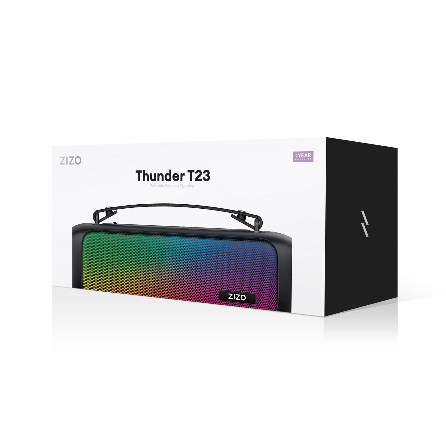 ZIZO THUNDER T23 Wireless Bluetooth Speaker - Obsidian Black