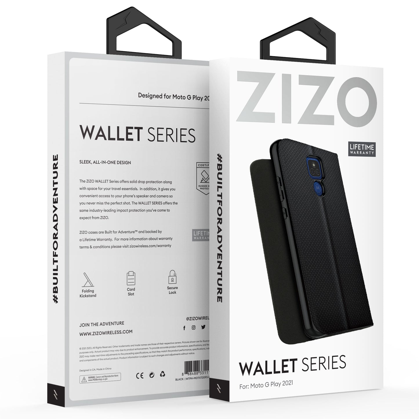 ZIZO WALLET Series Moto G Play (2021) Case