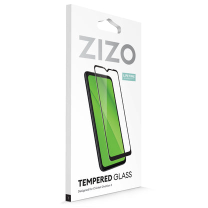 ZIZO TEMPERED GLASS Screen Protector for Cricket Ovation 3