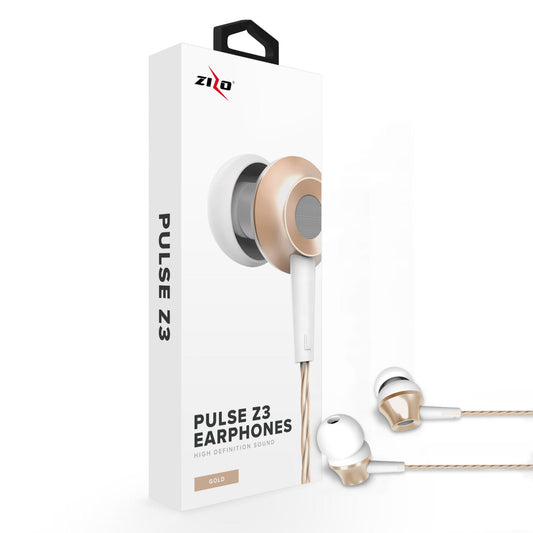 ZizoAmp Pulse Z3 In Ear Headphones with Dynamic Amp Sound Earphones Earbuds