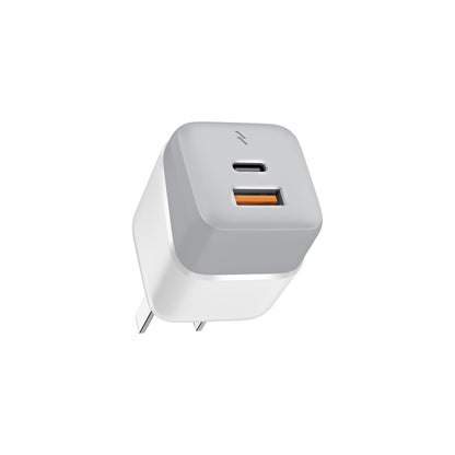 ZIZO PowerVault 30W Dual Port Wall Charger Bundle + Lightning to USB-C Cable + USB-A Adapter