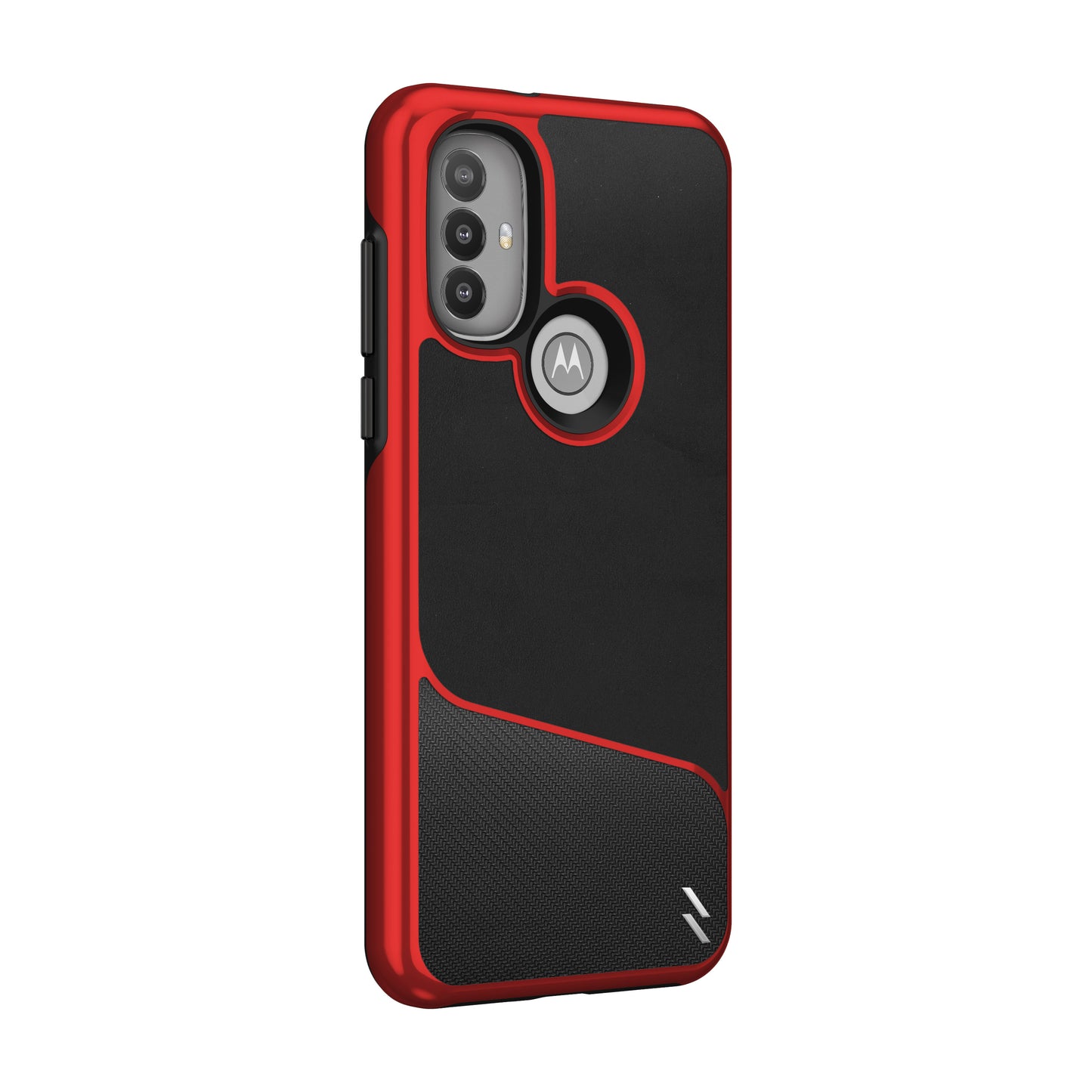 ZIZO DIVISION Series Moto G Power 2022 Case - Black & Red