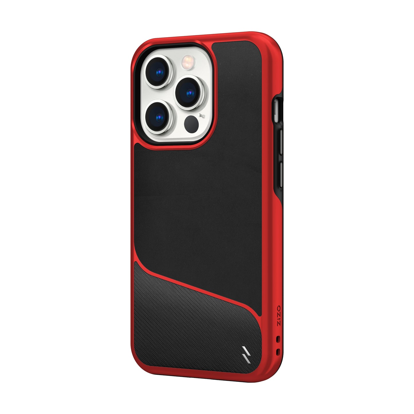 ZIZO DIVISION Series iPhone 14 Pro (6.1) Case - Black & Red