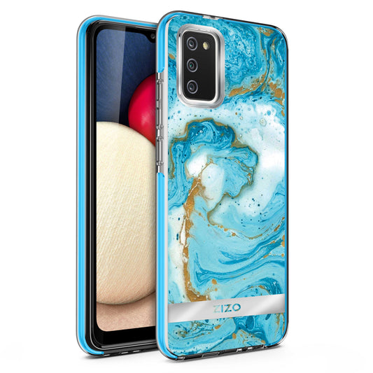 ZIZO DIVINE Series Galaxy A02s Case - Aqua