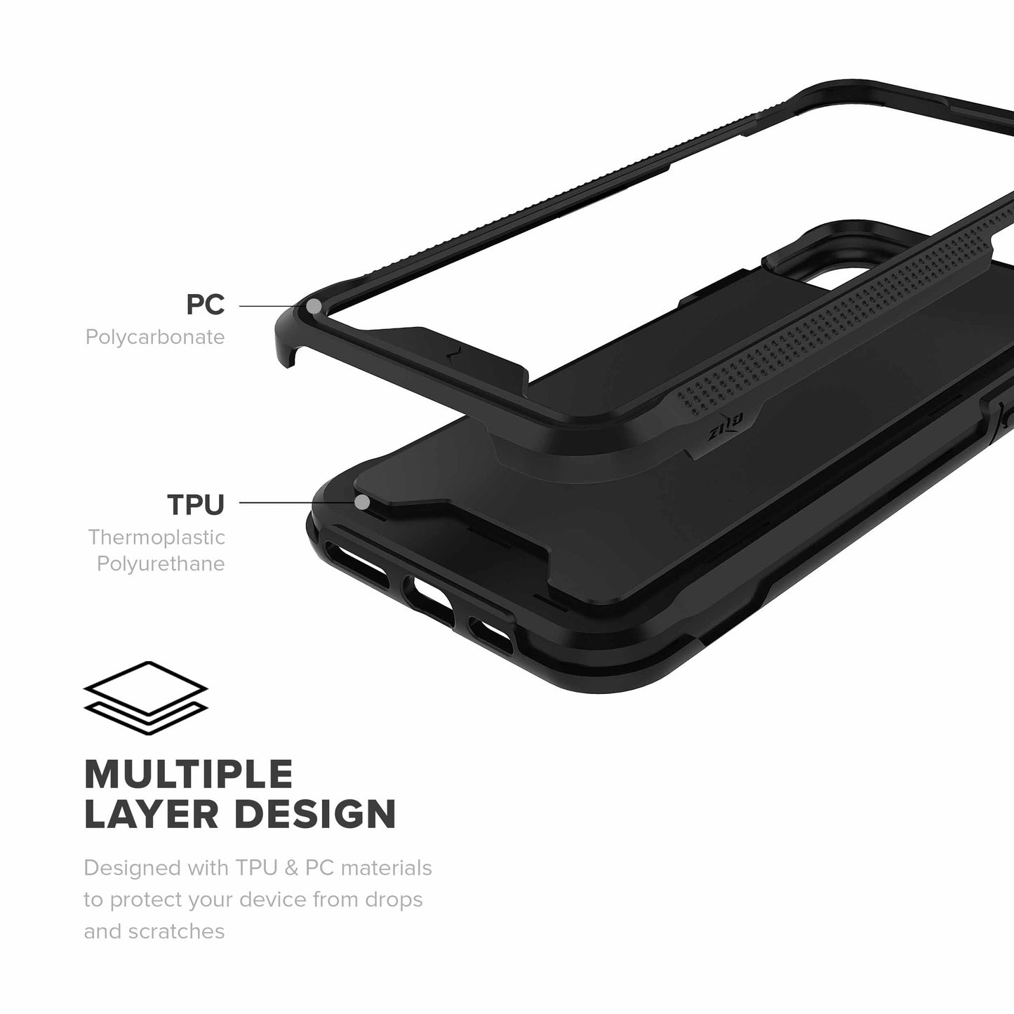 ZIZO ION Series iPhone 11 Case - Black