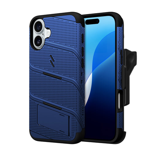 ZIZO BOLT Bundle iPhone 16 Plus Case - Blue