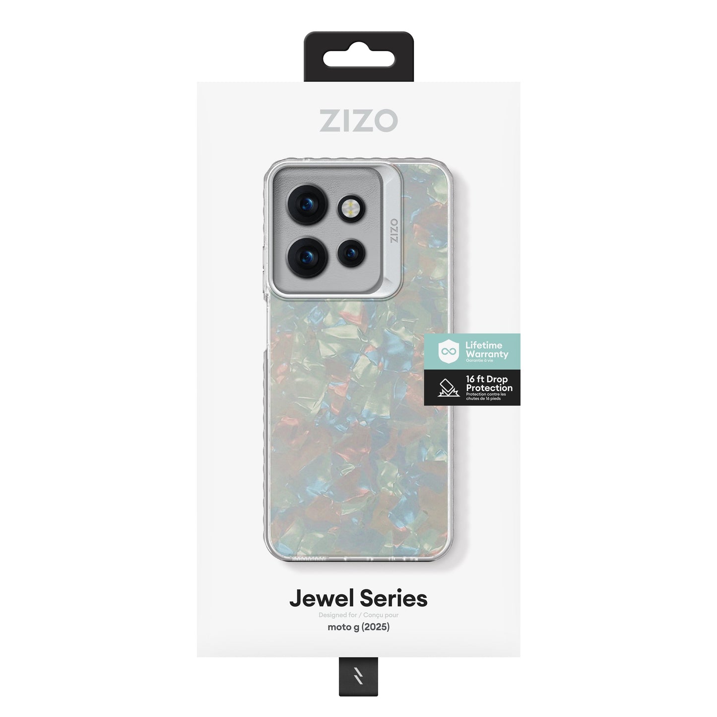 ZIZO JEWEL Series moto g (2025) Case - Opal