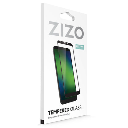 ZIZO TEMPERED GLASS Screen Protector for Cricket Vision Plus