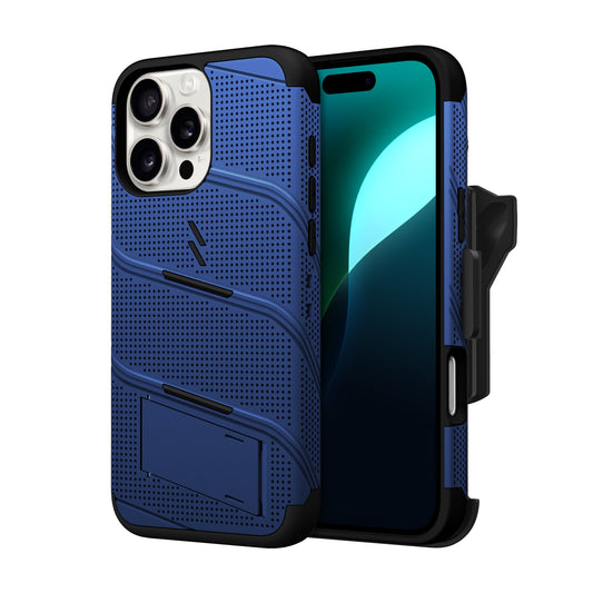 ZIZO BOLT Bundle iPhone 16 Pro Max Case - Blue