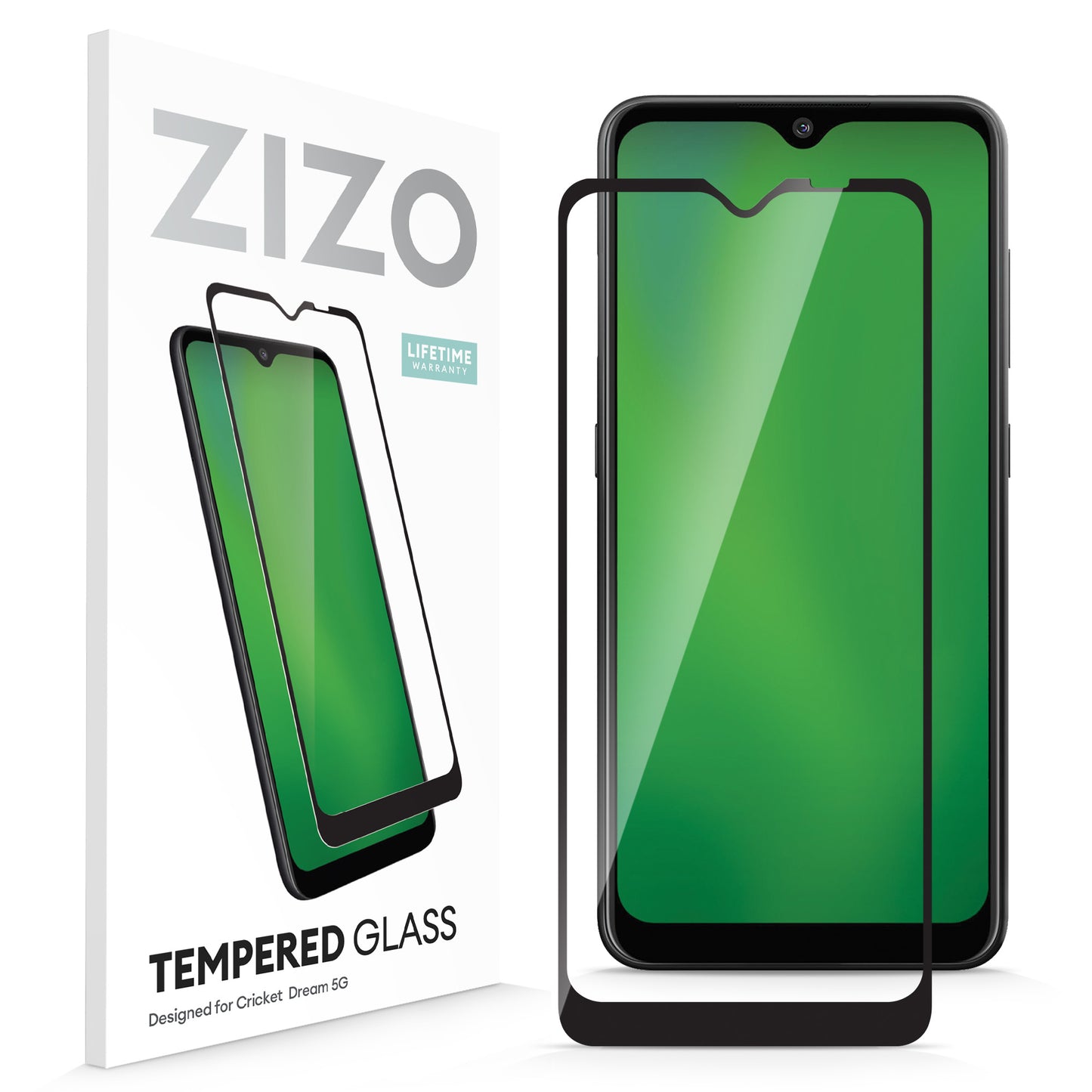 ZIZO TEMPERED GLASS Screen Protector for Cricket Dream 5G