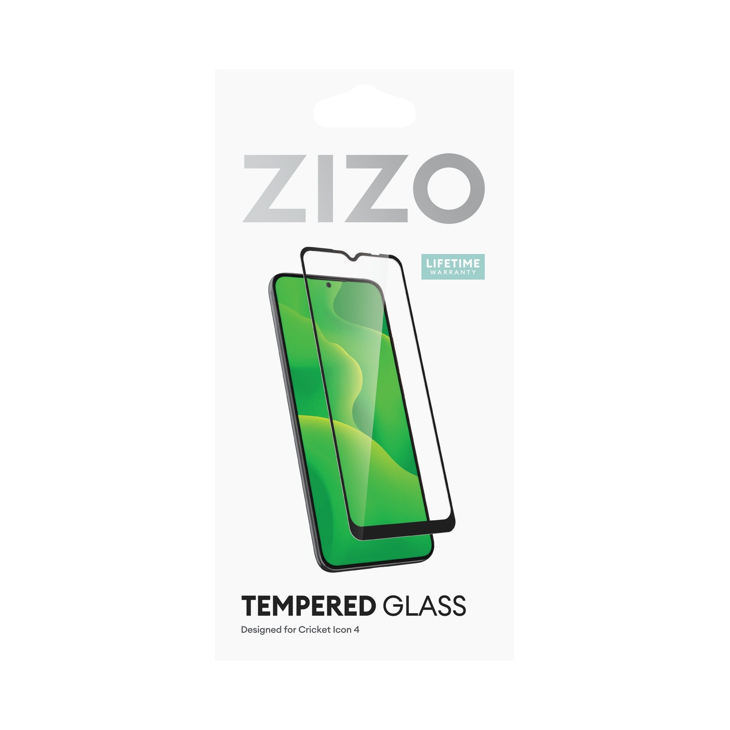 ZIZO TEMPERED GLASS Screen Protector for Cricket Icon 4