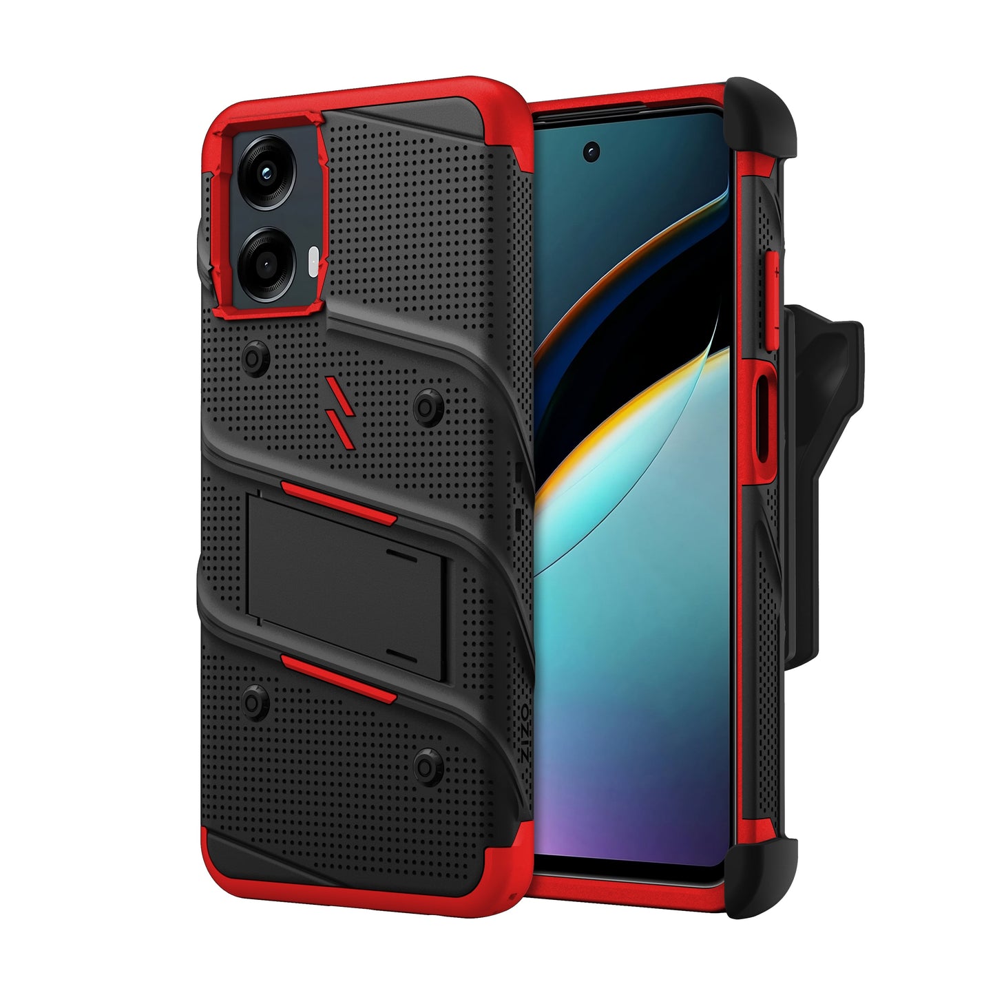 ZIZO BOLT Bundle moto g 5G (2024) Case - Black / Red