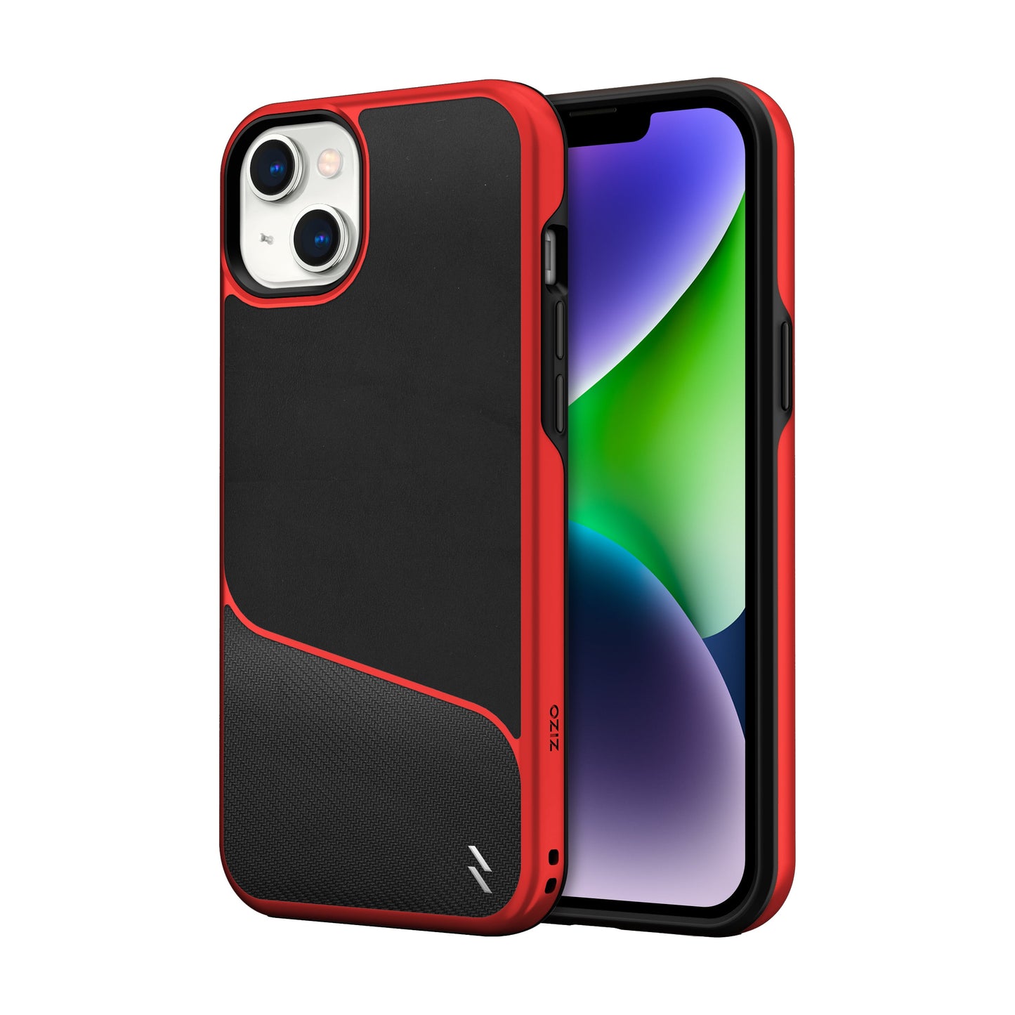 ZIZO DIVISION Series iPhone 14 Plus (6.7) Case - Black & Red