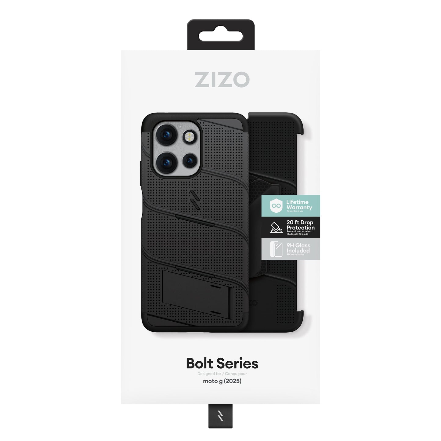 ZIZO BOLT Bundle moto g (2025) Case - Black