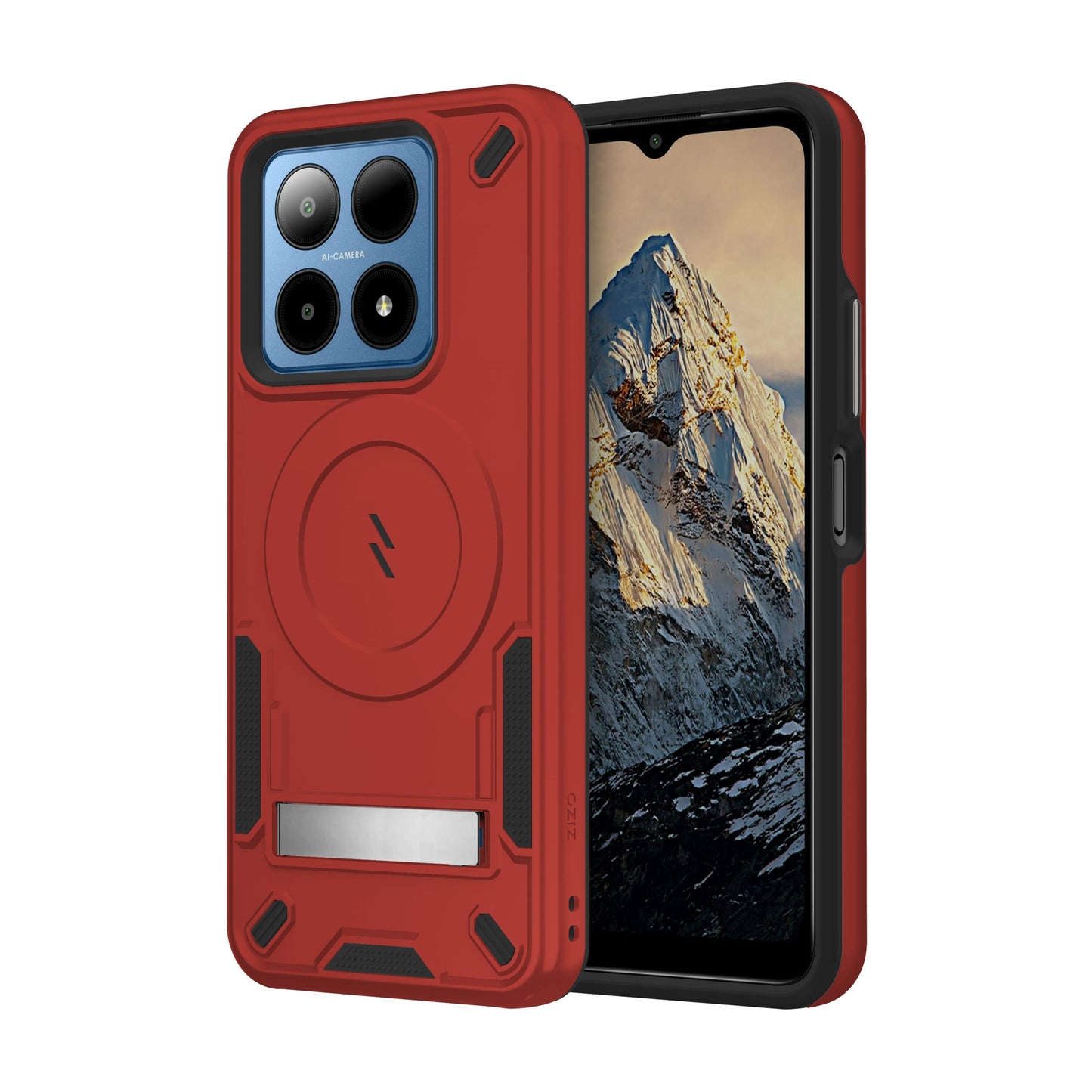 ZIZO TRANSFORM Series Boost Celero5G SC and Summit 5G Case - Red