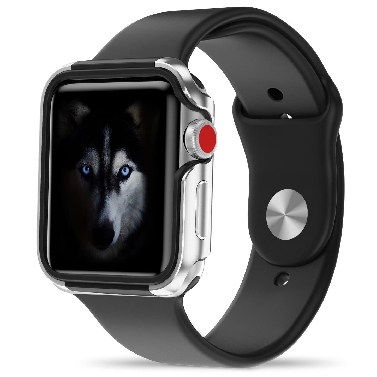 Zizo Shock Series for Apple Watch 42mm, Aluminum Metal Bumper Hybrid Case