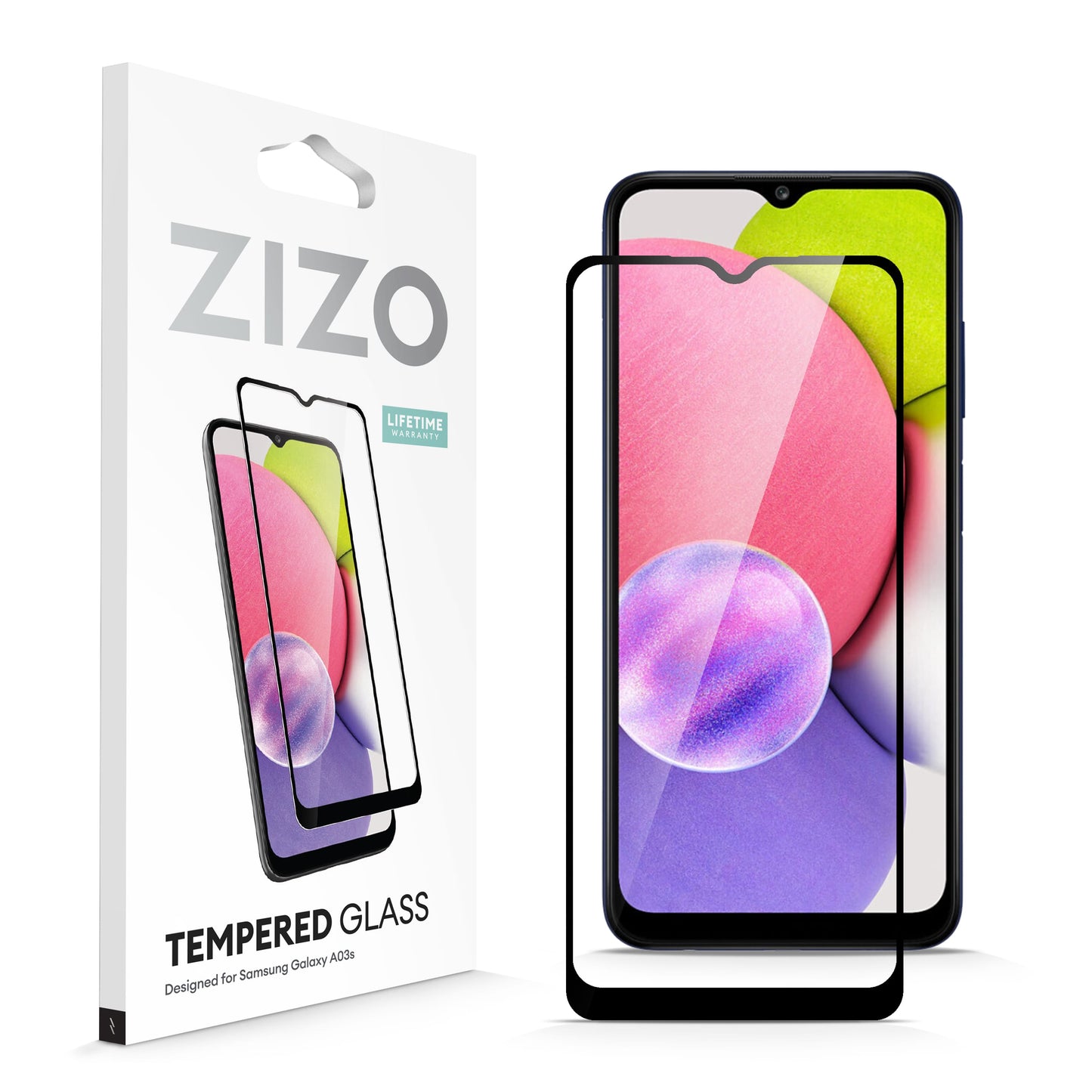 ZIZO TEMPERED GLASS Screen Protector for Galaxy A03s