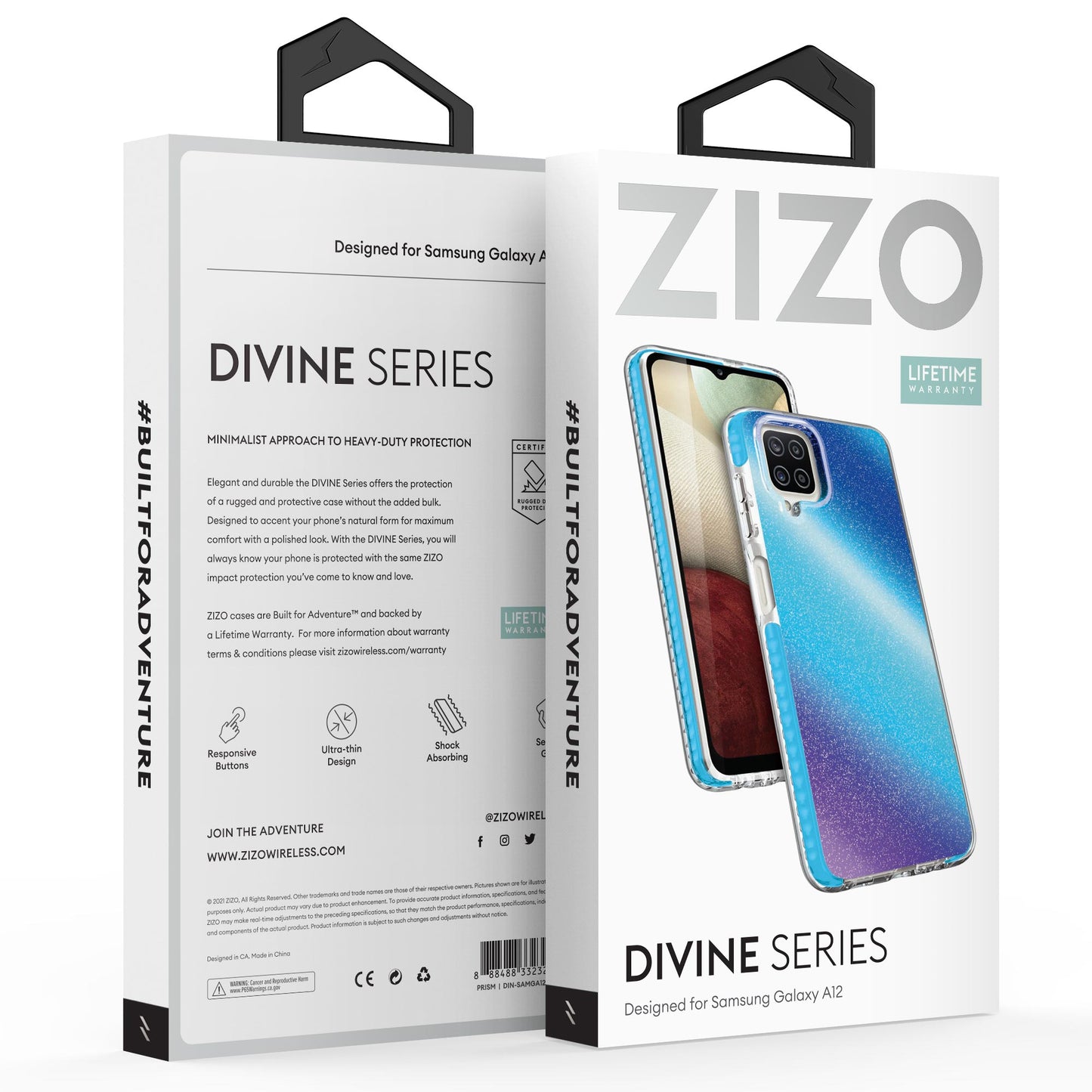 ZIZO DIVINE Series Galaxy A12 Case - Prism