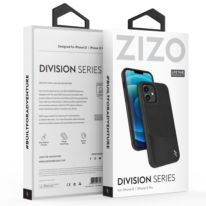 ZIZO DIVISION Series iPhone 12 / iPhone 12 Pro Case - Nylon Black